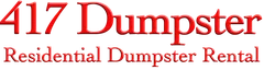 417 Dumpster Rental logo