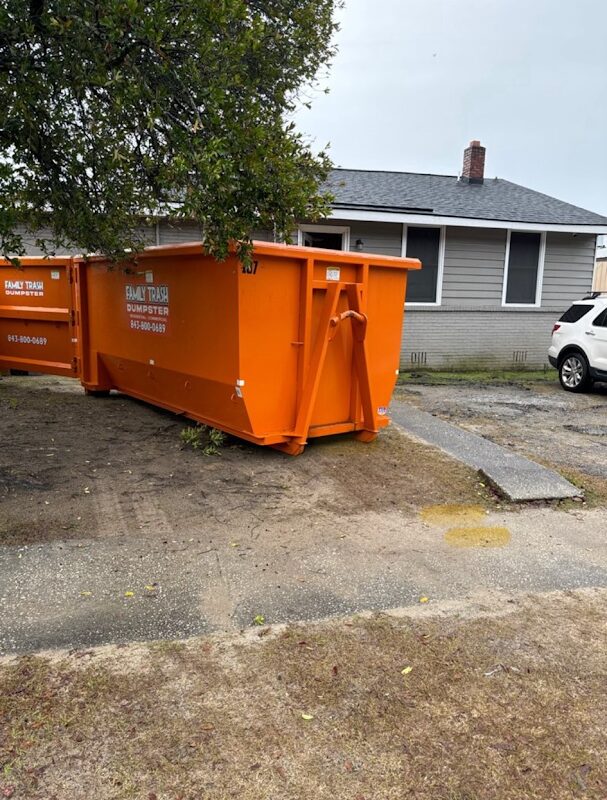Family Trash dumpsters photo